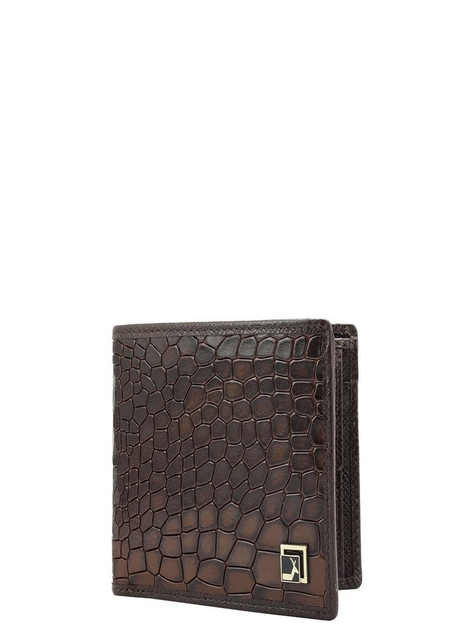 Da Milano RFID Protected Leather Wallet for Men with Card Slot - Brown - Image 2